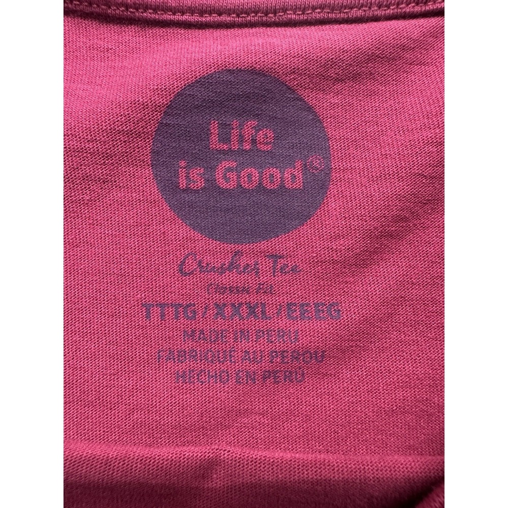 Life Is Good Women's  XXXL Crusher Tee  Stars Print Classic Fit  Short Sleeve - Picture 6 of 9